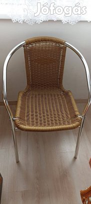 Műanyag rattan szék
