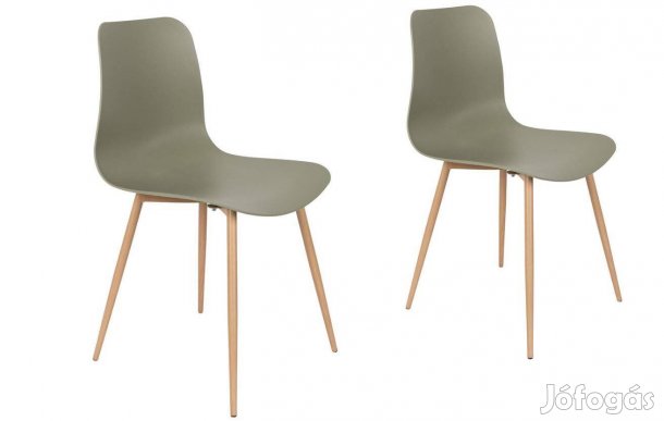 Műanyag szék szett, fém lábakkal, B. kategória,Feliz Leon ,Új