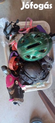 Műanyag szélek, homokozók, gyerek bicikliülés