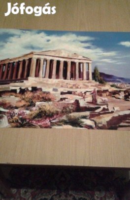 Műanyag tányéralátét konyhai kellék kép város mintával