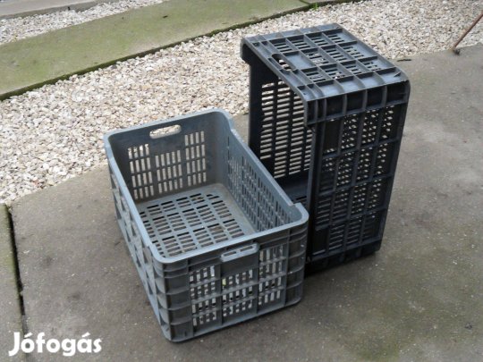 Müanyag tároló rekesz(láda)