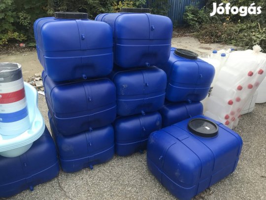 Muanyag tartály, 160L-es, IBC