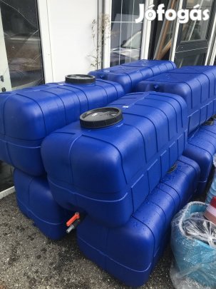 Muanyag tartály, csapos, 280-300L, IBC