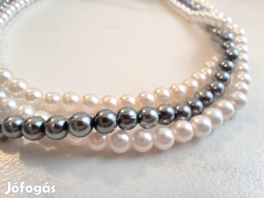 Műanyag tekla gyöngysor 