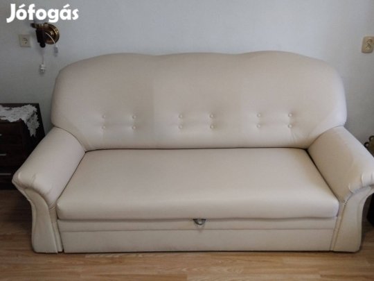 Műbőr bevonatú kanapé