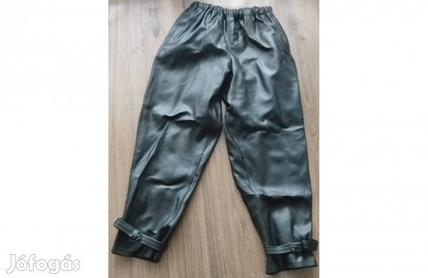 Műbőr motoros nadrág kabát ruha