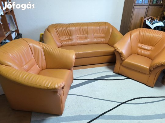 Műbőr ülő garnitúra 