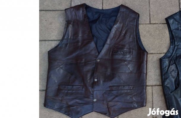 Műbőrmellény mellény L
