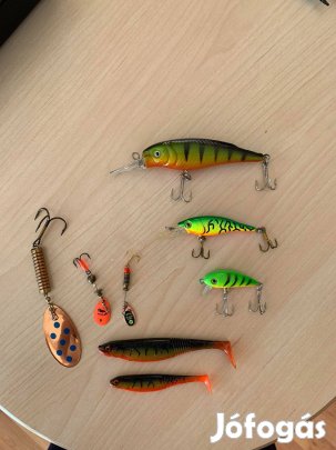 Műcsalik, előkék többféle méretben