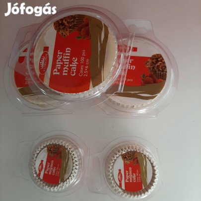 Muffin sütőpapír - 2 doboz kicsi, és 3 doboz nagy méret
