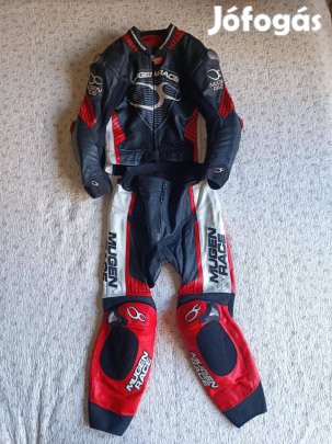 Mugen Race motoros bőrruha. 52-es (kb. 180cm, 80kg-ra jó lehet)
