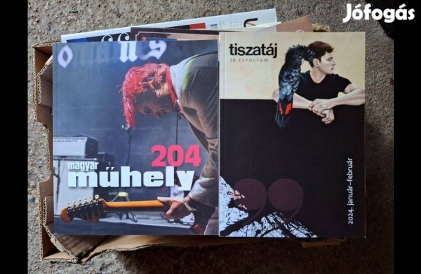 Műhely, Pannon tükör, Bárka, Tiszatáj kulturális magazinok eladók
