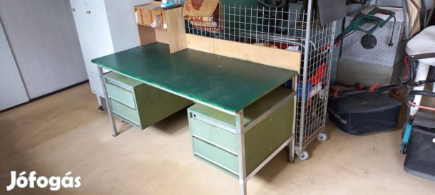 Műhelyasztal fiókos