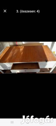 Műhelybe régi típusú stabil íróasztal