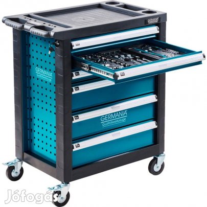 Műhelykocsi -szerszámoskocsi-Germania GWT11, 70 darabos készlet-