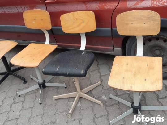 Műhelyszék forgószék magasság állítható szépség hibás