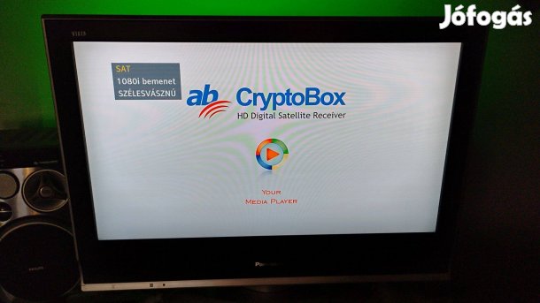 Műholdvevő AB Cryptobox 600 HD UPC kártya használható ,program friss