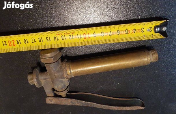 Működő antik sárgaréz permetező fogantyú