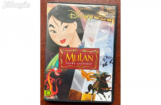 Mulan DVD extra változat ,szinkronizált ,újszerű