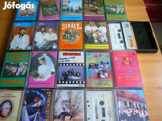 Mulatós magnó kazetták egybe eladó