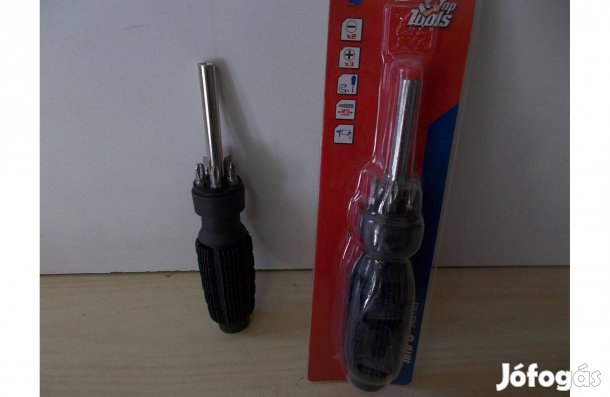 Multi Csavarhúzó készlet cserélhető 5 féle bit fejjel -új-