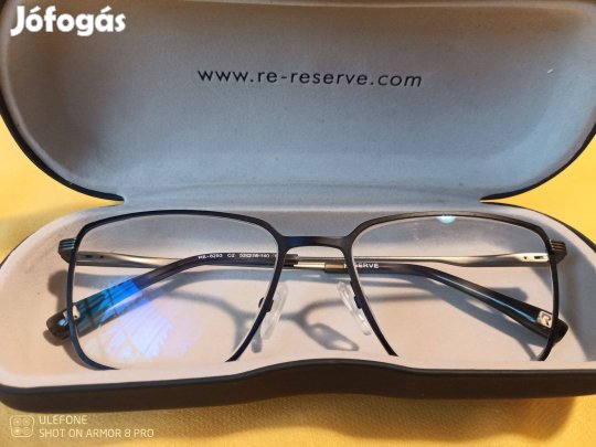 Multifokális fém keretű szemüveg kék fény szűrővel- Reserved