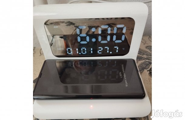 Multifunkcionális digitális órás telefontöltő