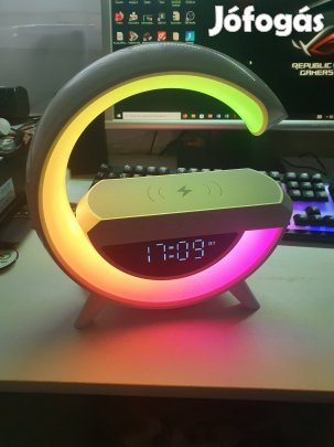 Multifunkciós Bluetooth hangszóróval vezeték nélküli töltővel 