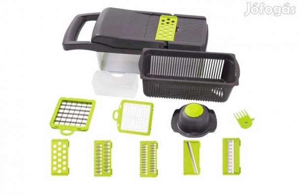 Multifunkciós Konyhai szeletelő / aprító készlet 7 féle penge