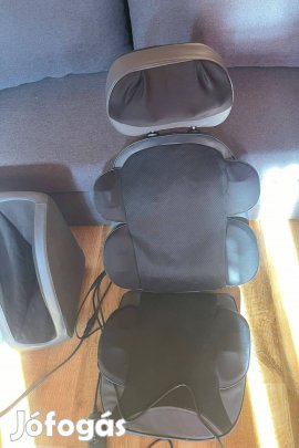 Multifunkciós masszázsfotel párna, Lxnzuhn, 107*33*64cm, szürke