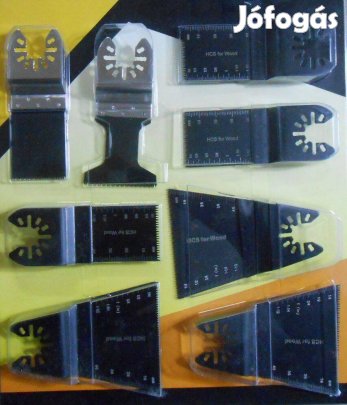 Multifunkciós rezgő kisgép vágógép csiszológép tartozék készlet 8 db