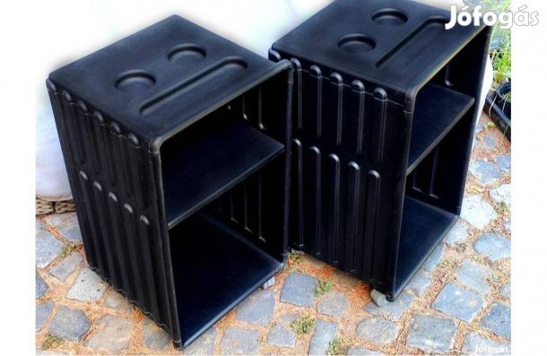 Multifunkciós tárolóegység, műanyag szekrény, 2 db Ikeás