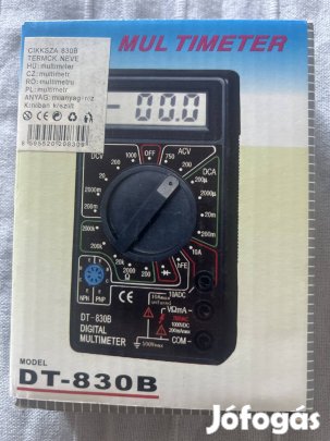 Multiméter dt 830b új