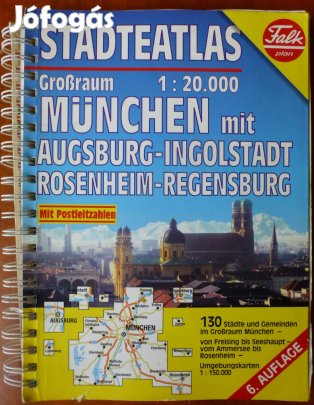 München és környéke autóatlasz