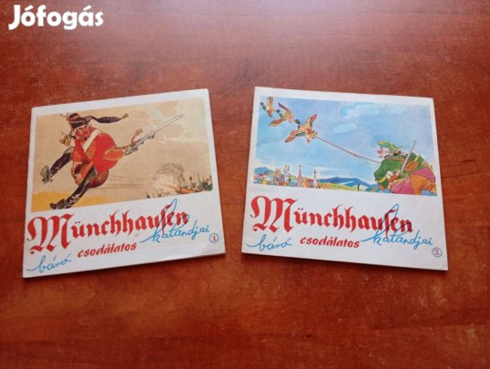 Münchhausen báró csodálatos kalandjai 1-2. képeskönyv