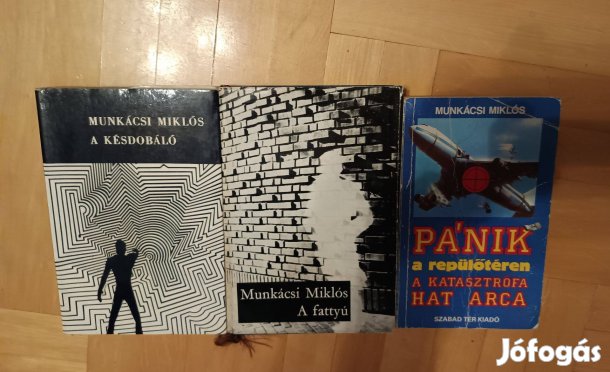 Munkácsi Miklós könyvcsomag / 3 db könyv