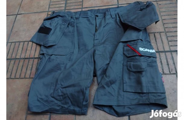 Munkásnadrág Scania lengőzsebes rövidnadrág 60 2XL 3XL új