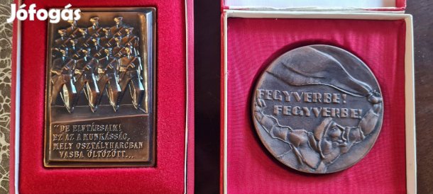 Munkásőrség emlékplakett