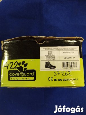Munkavédelmi bakancs Coverguard Elbo, 47-es