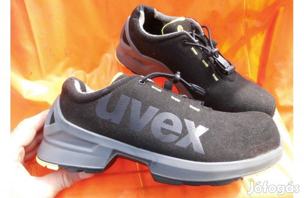 Munkavédelmi cipő Uvex fekete bőr 41-es eladó,
