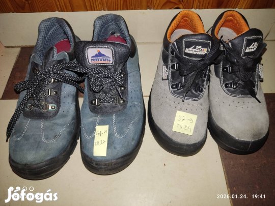 Munkavédelmi velúr félcipő 