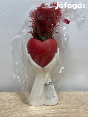 Műnövény dekor - szív, kéz