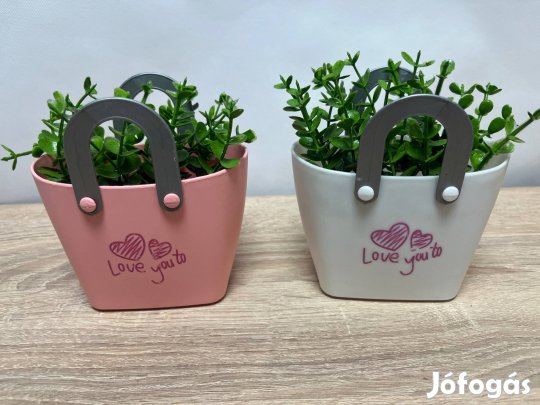 Műnövény dekor kosárban