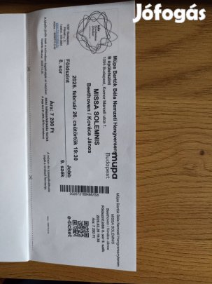 Müpa Msse Solemnis jegyek