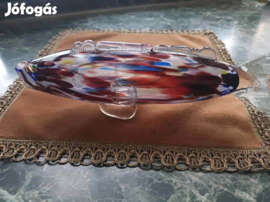 Muránói üveg hal eladó