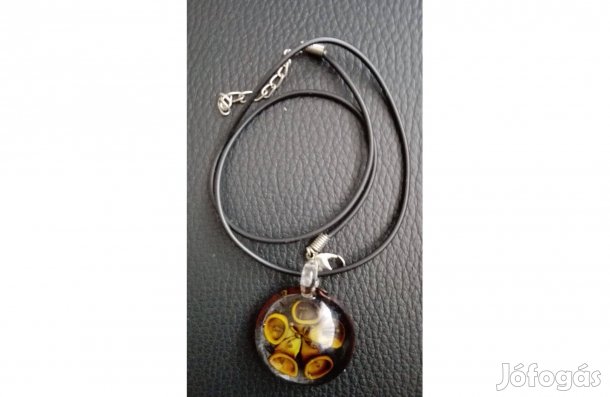 Muránói üveg medállal lánc