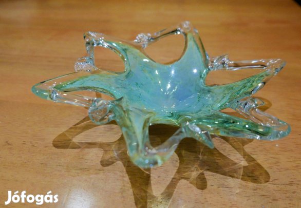 Muránói üvegtál - új