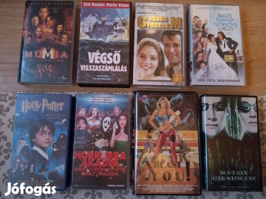 Műsoros Video kazetta gyűjtemény -VHS