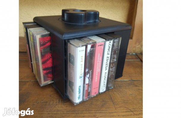 Műsoros audió kazetta ,kazettatartó