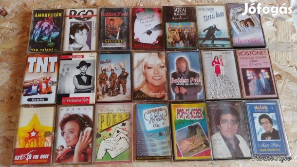 Műsoros kazetták - magyar zenék